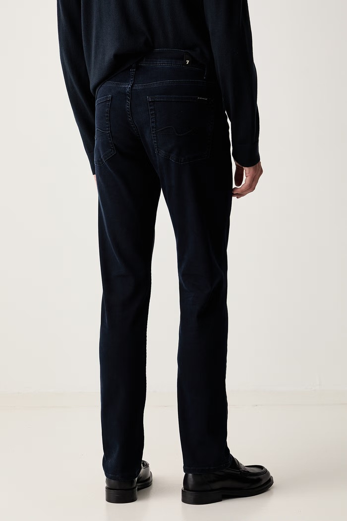 Odzież 7 FOR ALL MANKIND jeansy slim fit męskie 7T033B78 granatowy