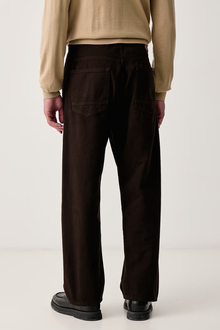 Odzież PS Paul Smith Jeansy relaxed fit męskie M2R.801Z.W22475 brązowy