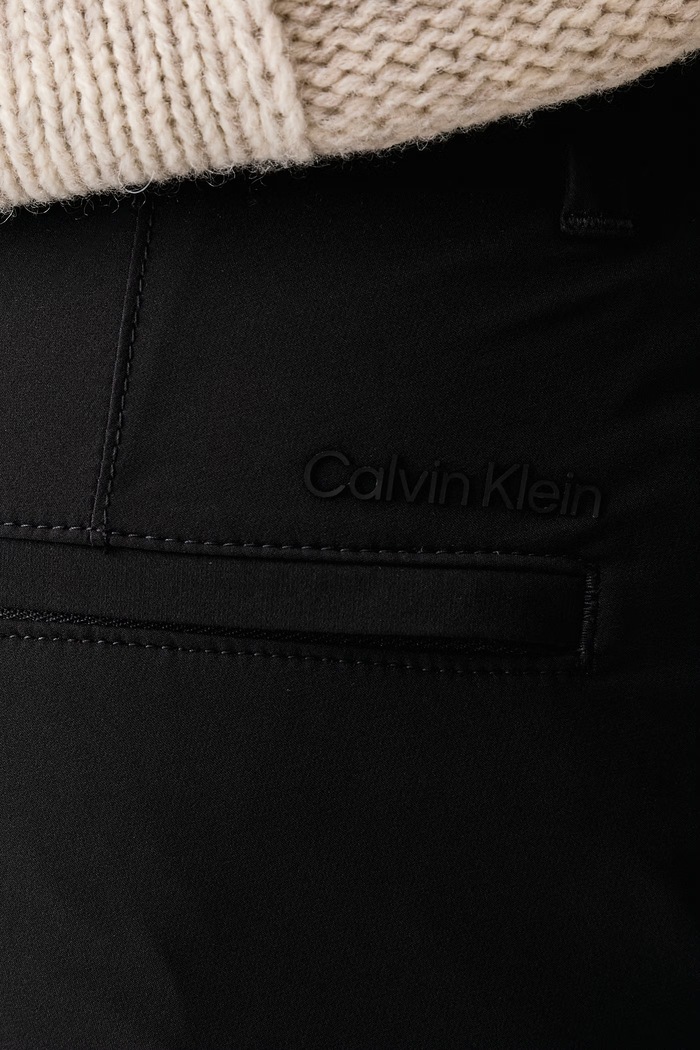 Spodnie slim fit męskie Calvin Klein LV04LF627G czarny