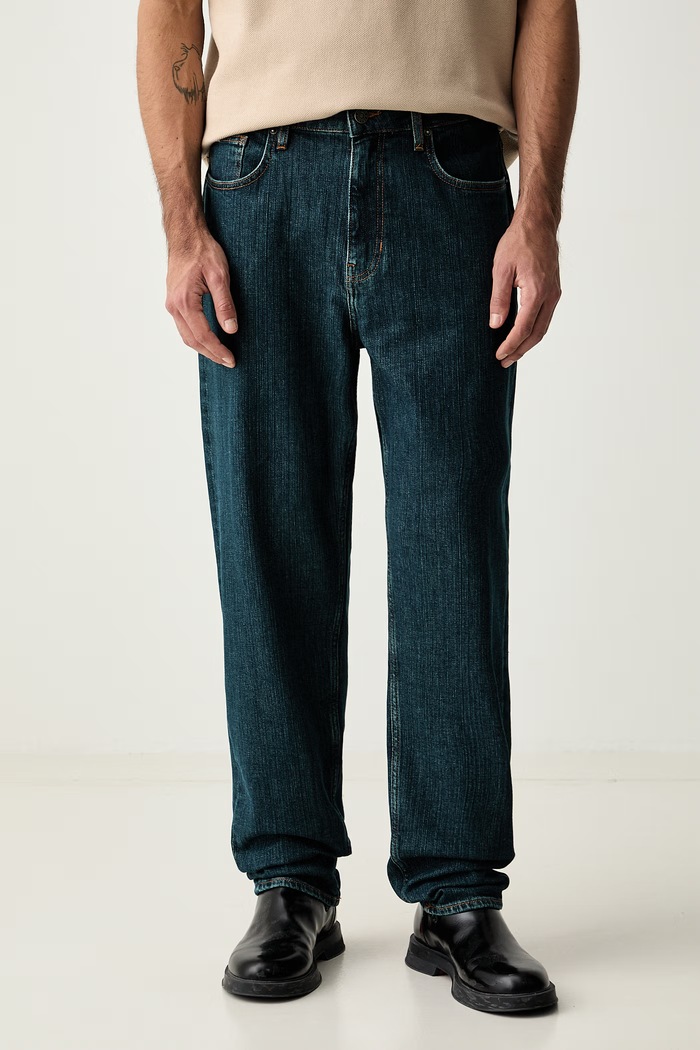 Guess Jeans relaxed fit džíny pánské námořnická modř M6YA90.D1245