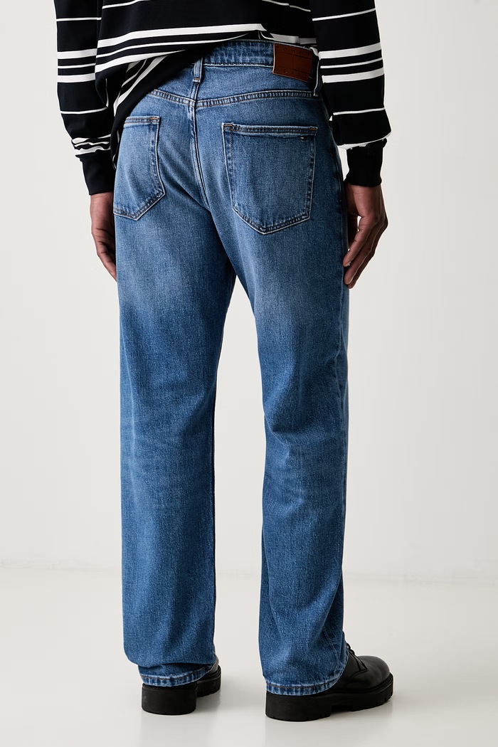 Odjeća Tommy Jeans regularne traperice za muškarce DM0DM23402 plava