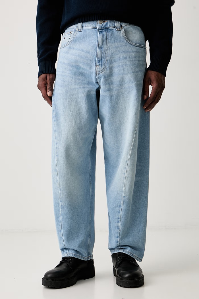 Tommy Jeans barrel traperice za muškarce plava DM0DM23882