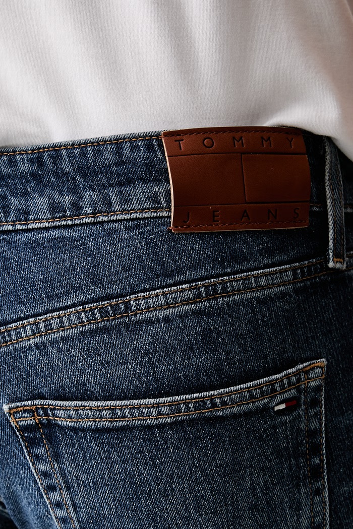 Tommy Jeans slim fit Ανδρικά σκούρο μπλε DM0DM23655