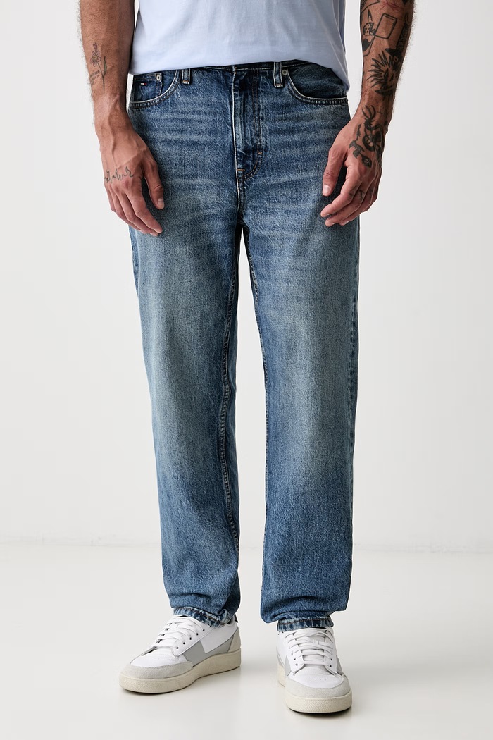Tommy Jeans jeansy relaxed fit męskie niebieski DM0DM23641