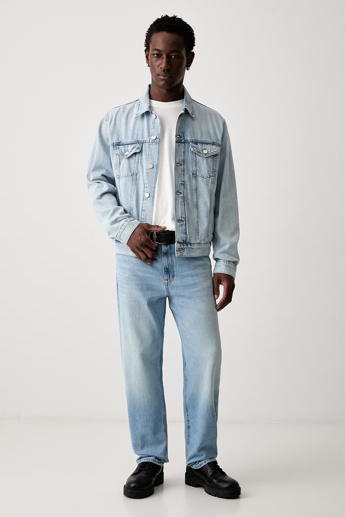 Tommy Jeans regularne traperice za muškarce DM0DM23282 plava AW26