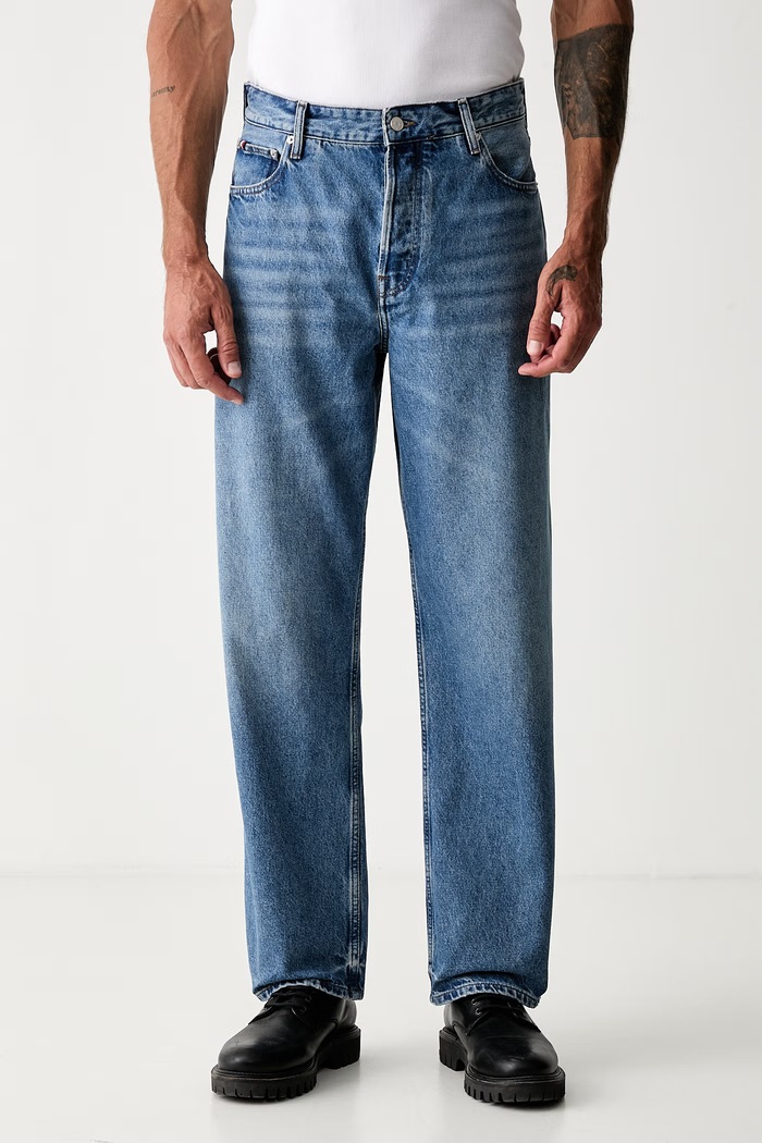 Tommy Hilfiger džíny loose pánské modrá MW0MW43488