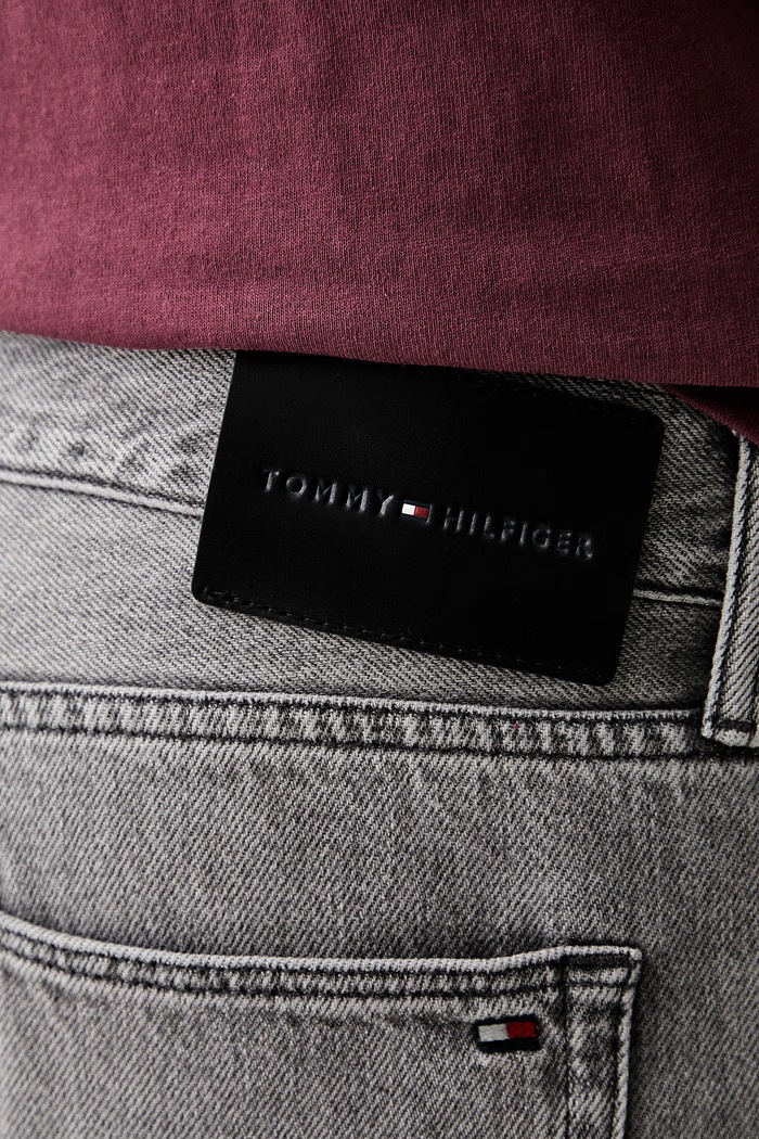 Tommy Hilfiger straight kavbojke moške siva MW0MW43173