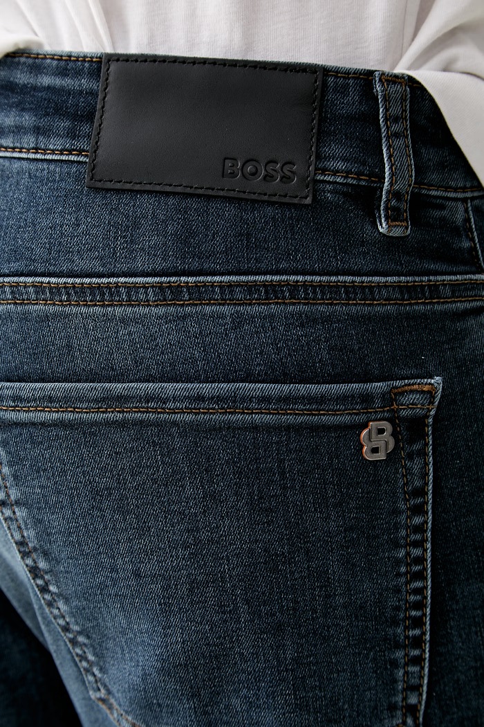 BOSS Orange regularne kavbojke moške RE.MAINE mornarsko modra 50566088