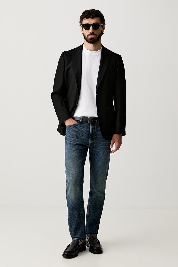 BOSS ίσια ανδρικά C-OGDEN 50569039 μπλε AW26