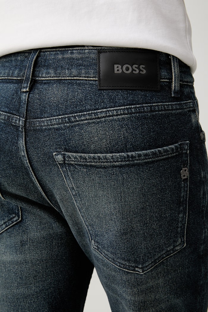 BOSS джинси regular чоловічі C-Re.Maine темно-синій 50566899