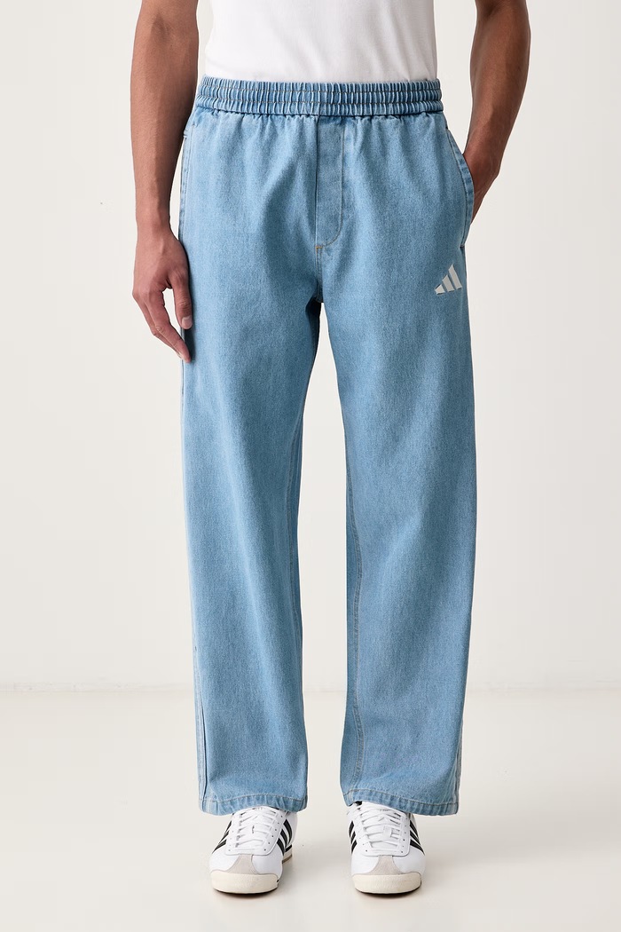 adidas Jeansy regular męskie Denim Pack niebieski KV8349