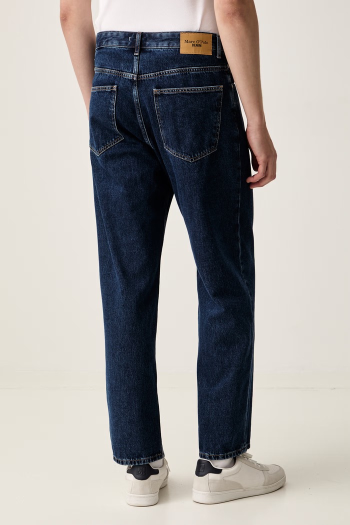 Odzież Marc O'Polo jeansy relaxed fit męskie 5000009737 granatowy