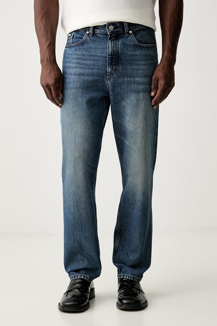Marc O'Polo jeansy loose męskie niebieski 5000009736