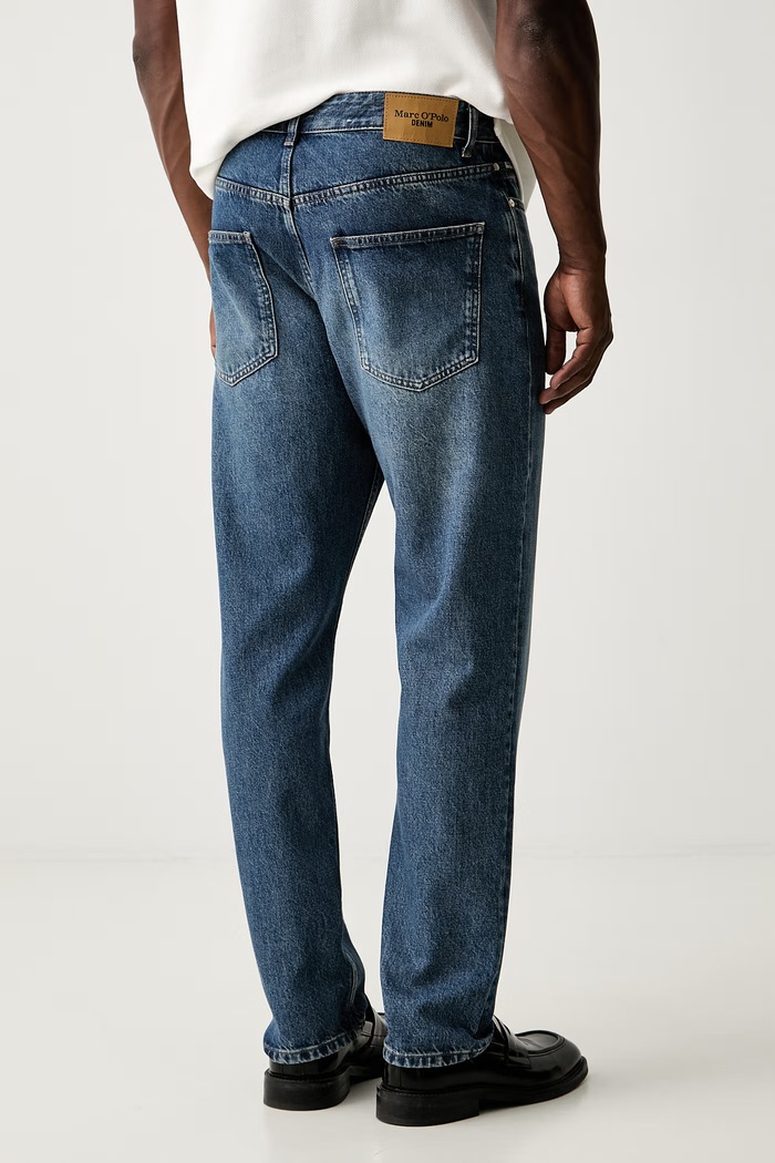 Odzież Marc O'Polo jeansy loose męskie 5000009736 niebieski