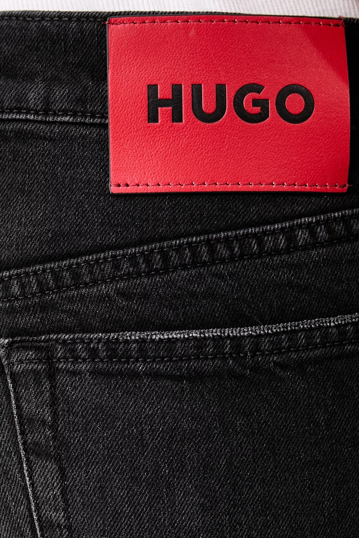 HUGO джинси slim fit чоловічі HUGO чорний 50561271