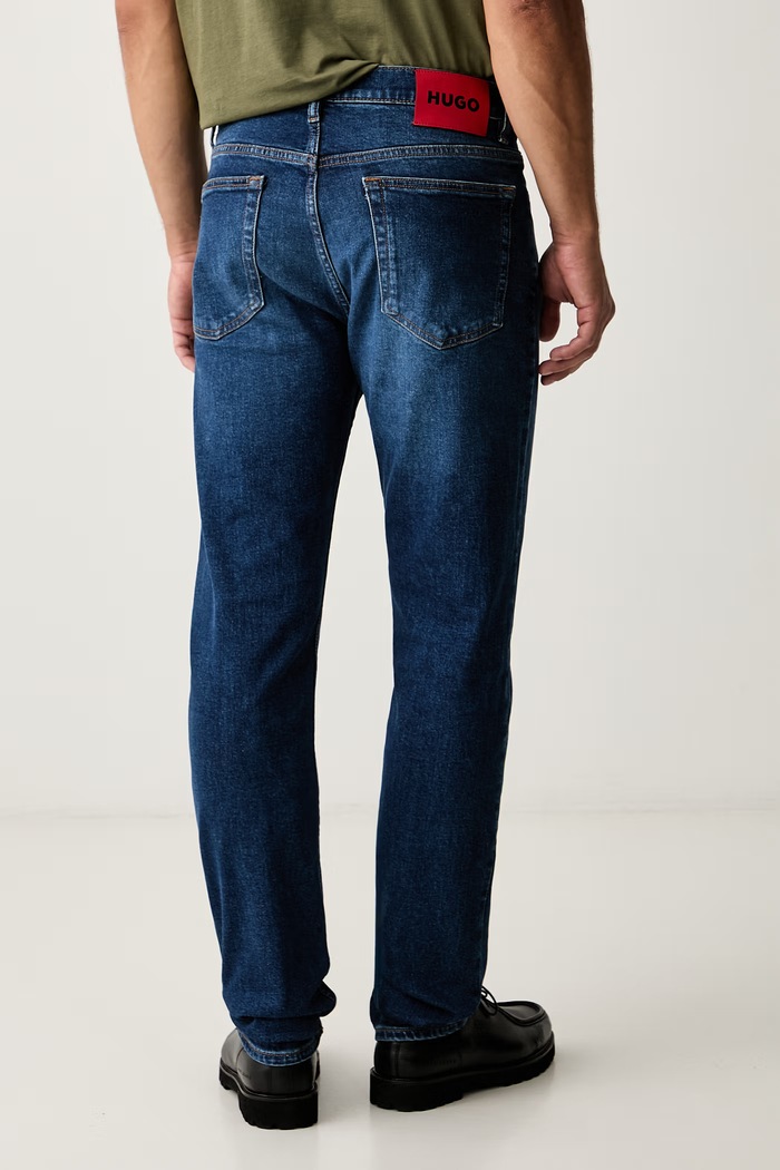 Odzież HUGO jeansy slim fit męskie HUGO 50561260 niebieski