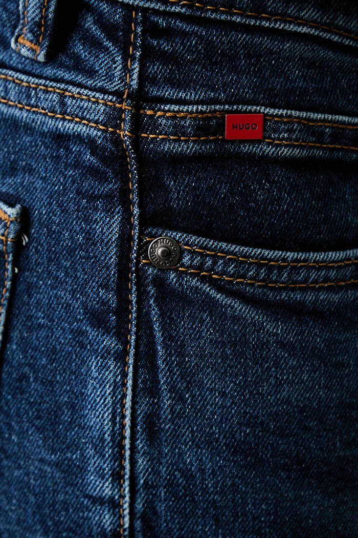 HUGO jeansy slim fit męskie HUGO niebieski 50561260