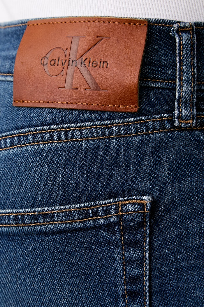 Calvin Klein Jeans tapered kavbojke moške modra LV04RG900G