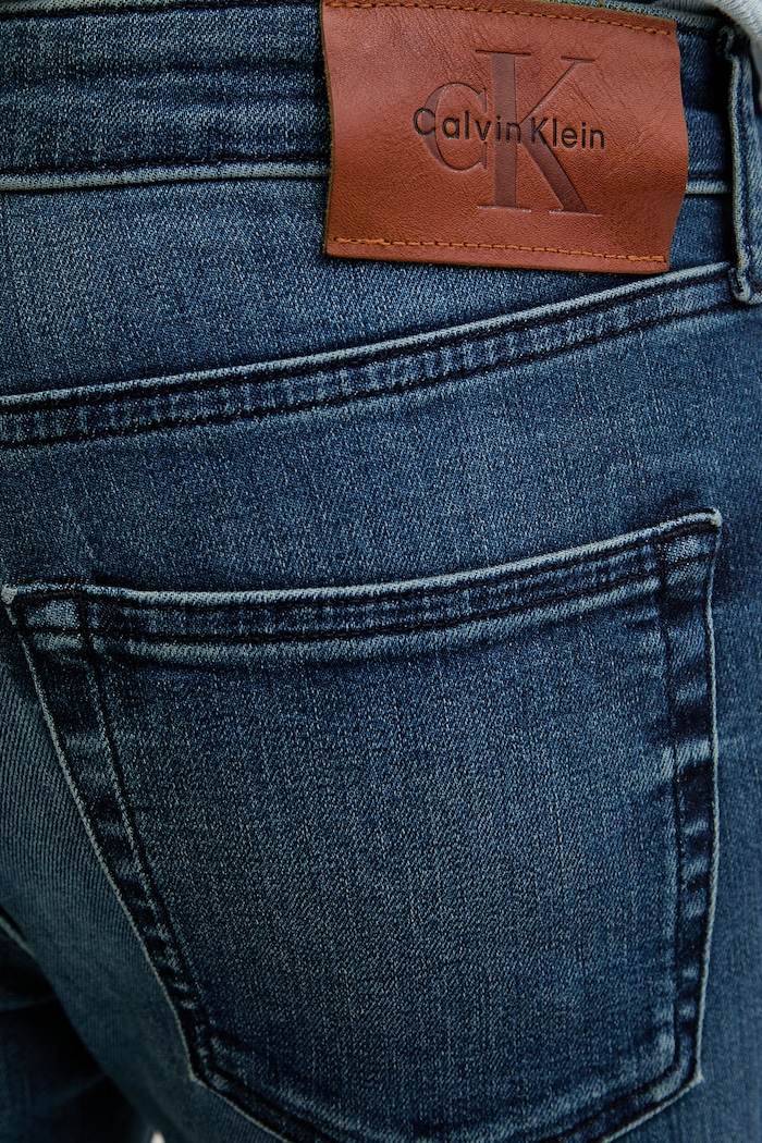 Calvin Klein Jeans rifle skinny pánske tmavomodrá LV04RG794G