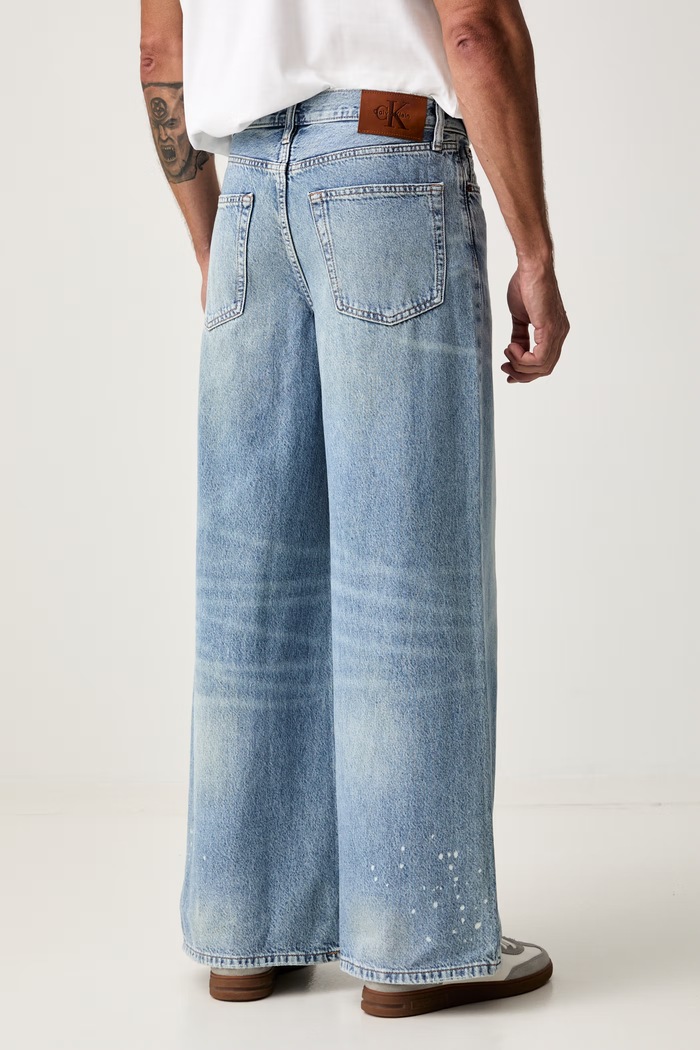 Odjeća Calvin Klein Jeans traperice za muškarce LV04RG761G plava