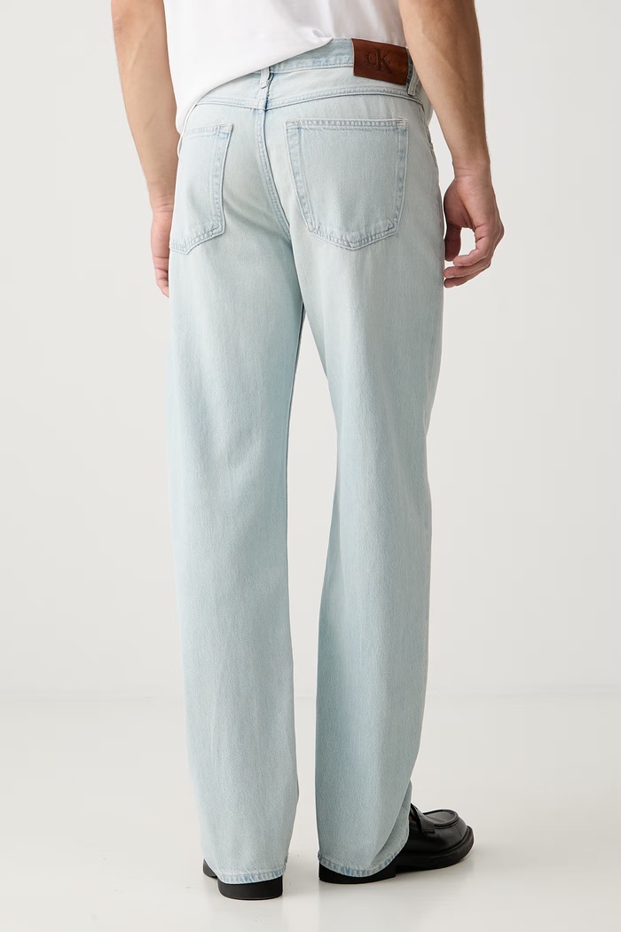 Oblečenie Calvin Klein Jeans rifle straight pánske LV04RG701G modrá