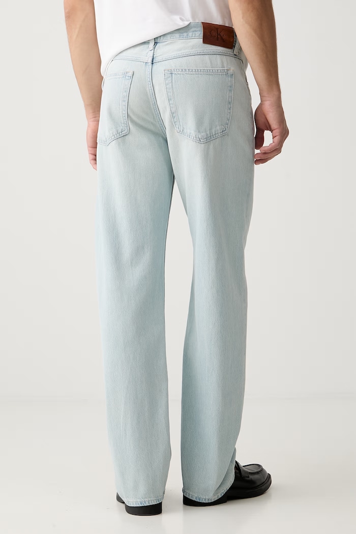 Oblečenie Calvin Klein Jeans rifle straight pánske LV04RG701G modrá