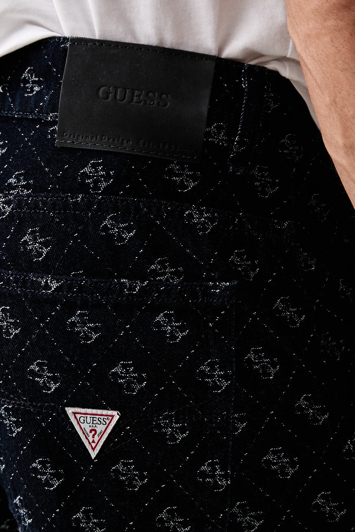 Guess relaxed fit džíny pánské DAMON námořnická modř M6YAV7.D1290