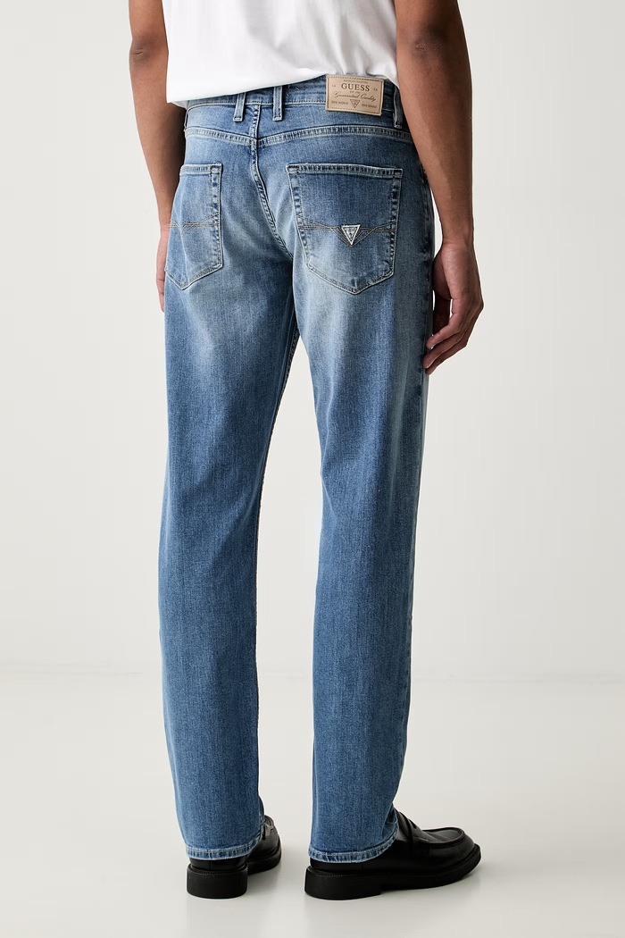 Ruházat Guess slim fit férfi ANGELS M6YAN2.D1480 kék