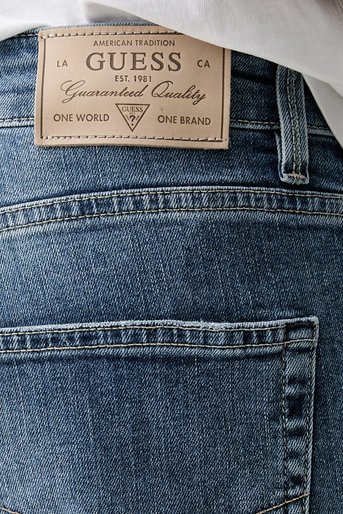 Guess джинсы slim fit для мужчин ANGELS голубой M6YAN2.D1480