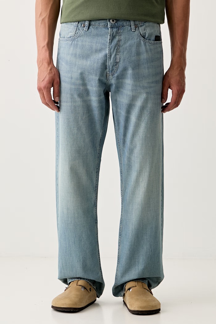 G-Star дънки прави мъжки Deeggie Relaxed Straight син D27736.D953