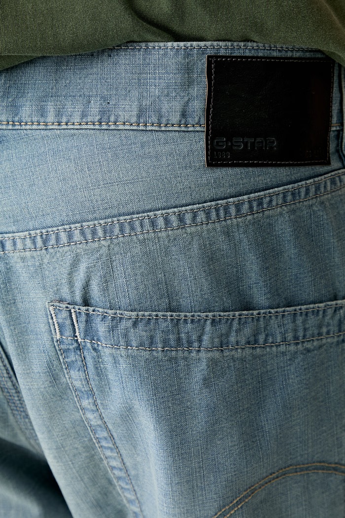 G-Star дънки прави мъжки Deeggie Relaxed Straight син D27736.D953