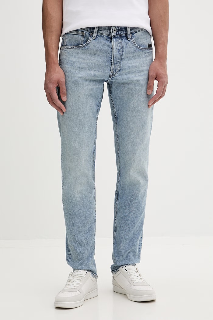 G-Star rifle pánske Streem Slim Tapered modrá D28534.E205