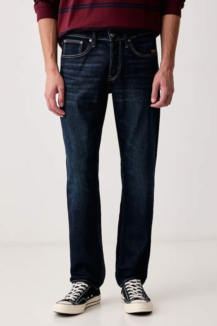 G-Star Jeansy męskie Streem Slim Tapered granatowy D28534.E205