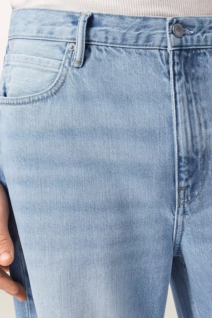 AllSaints rifle straight pánske LENNY modrá M020EE