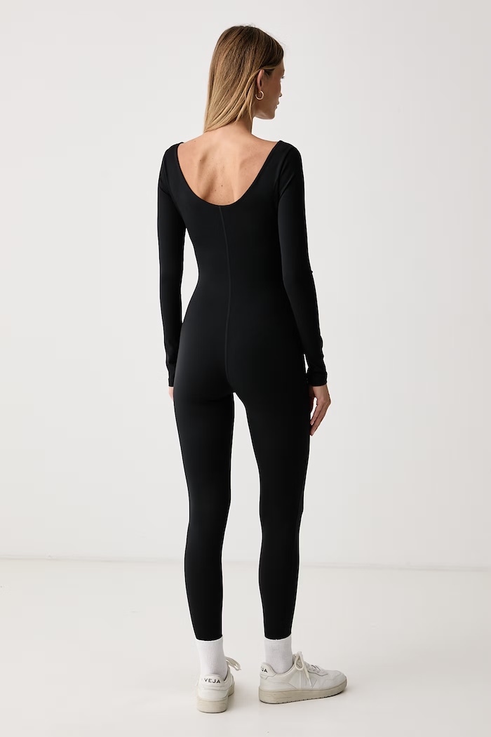Odzież Le Privé Kombinezon damski COMFORT SCULPT JUMPSUIT LP00899 czarny