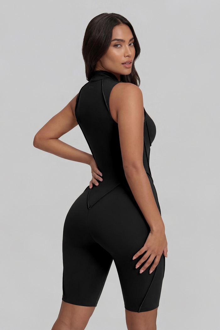 Odzież BetterMe Kombinezon sportowy damski Closed-Back BDS00049 czarny