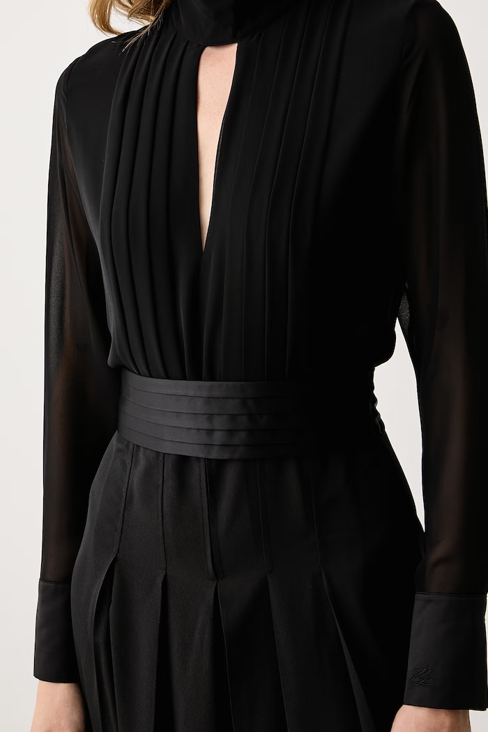 Ολόσωμη φόρμα γυναικεία Karl Lagerfeld B4W13010 μαύρο
