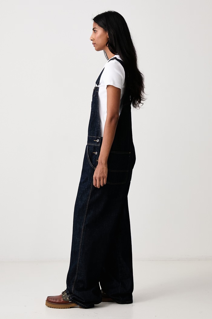 Bib Overall Straight ogrodniczki damskie Carhartt WIP I036597 granatowy