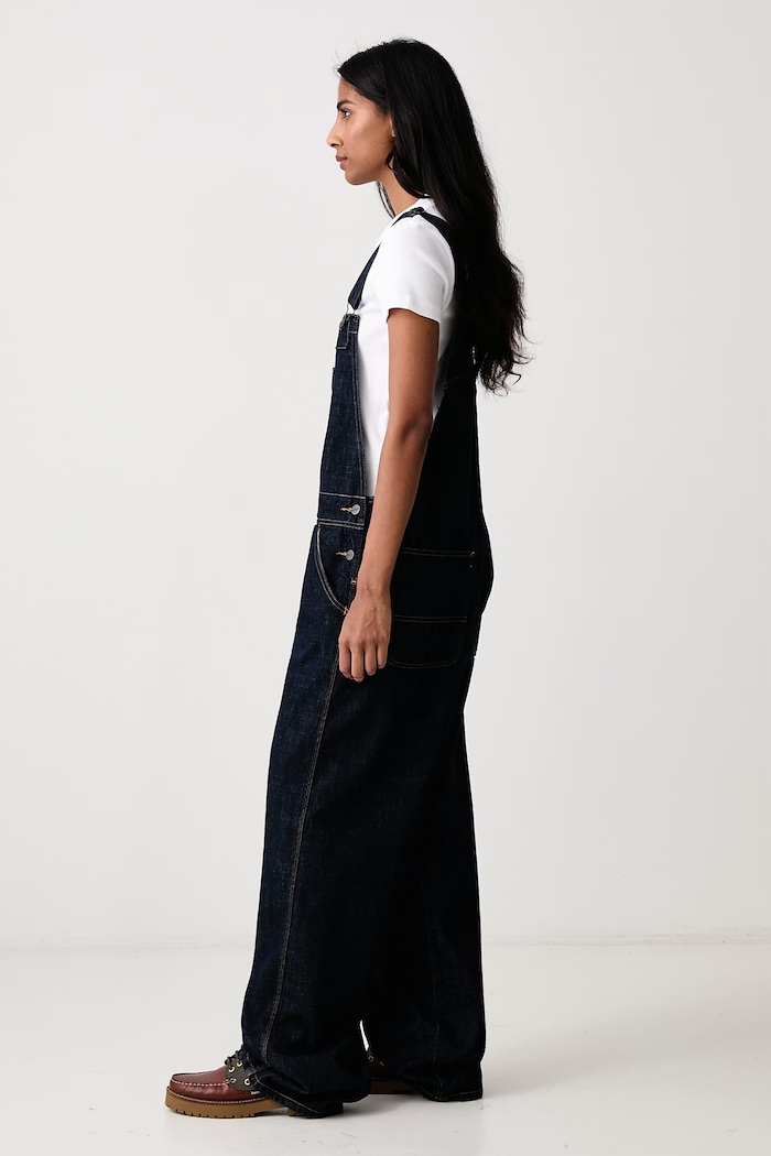 Bib Overall Straight ogrodniczki damskie Carhartt WIP I036597 granatowy