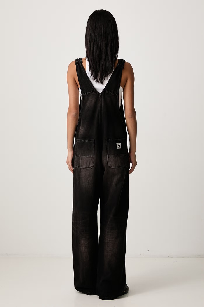 Îmbrăcăminte Carhartt WIP Bib Overall Straight salopetă pentru femei I036597 negru