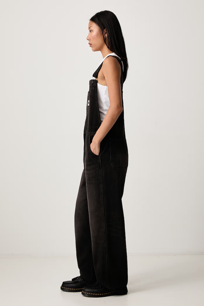 Bib Overall Straight salopetă pentru femei Carhartt WIP I036597 negru