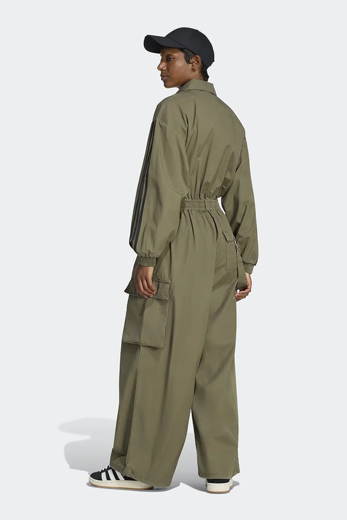 adidas Originals Kombinezon damski bawełniany LE8296 zielony AW26
