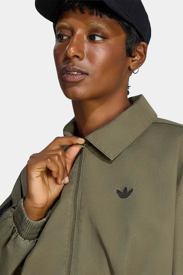 Kombinezon damski bawełniany adidas Originals LE8296 zielony