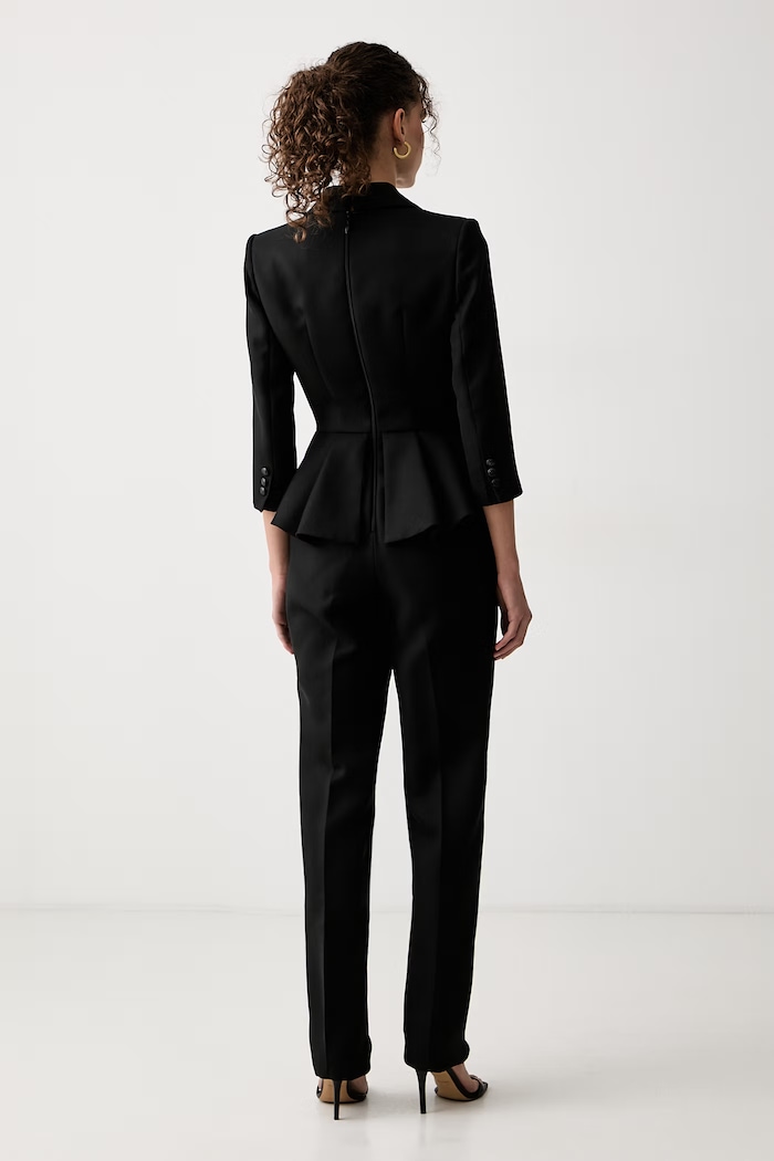Одежда Elisabetta Franchi Костюм-комбинезон для женщин с шерстью TU06766E2 чёрный