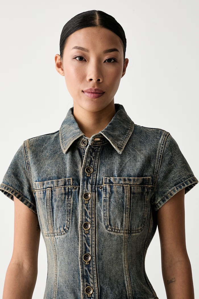 Miss Sixty kombinezon damski jeansowy niebieski 6M2JJ41700