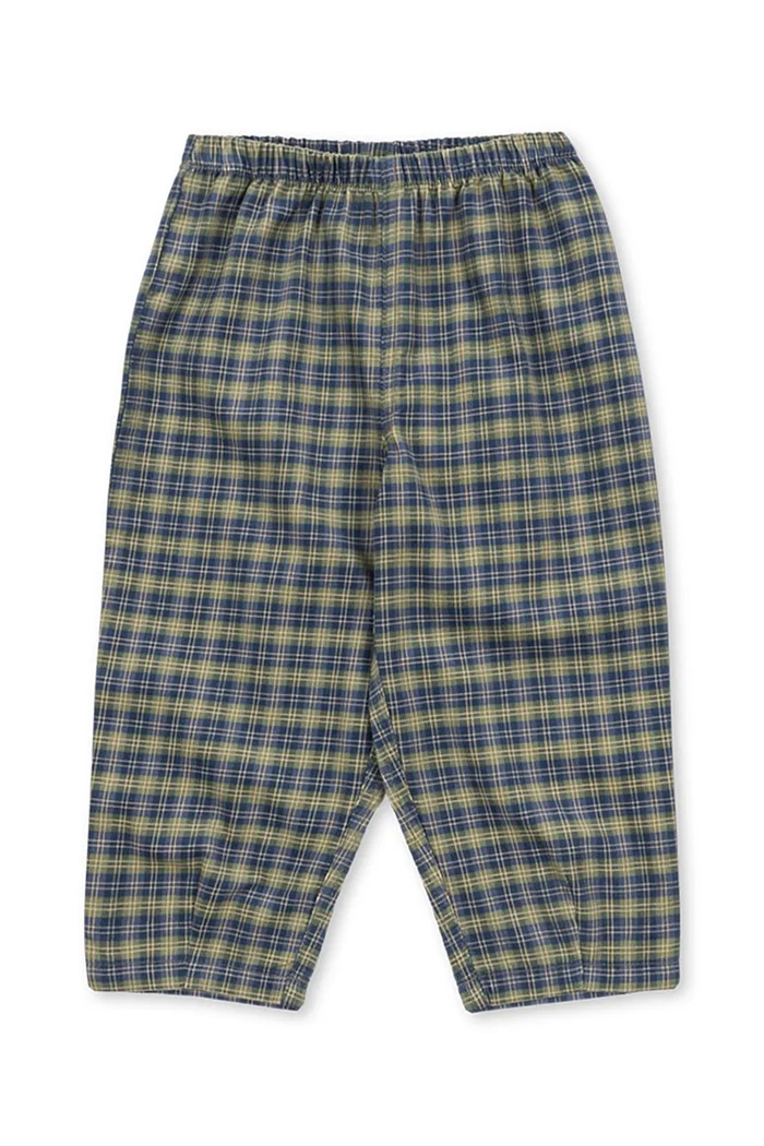 Konges Sløjd Spodnie dziecięce bawełniane CARA PANTS GOTS KS108133.9BY2 niebieski AW26