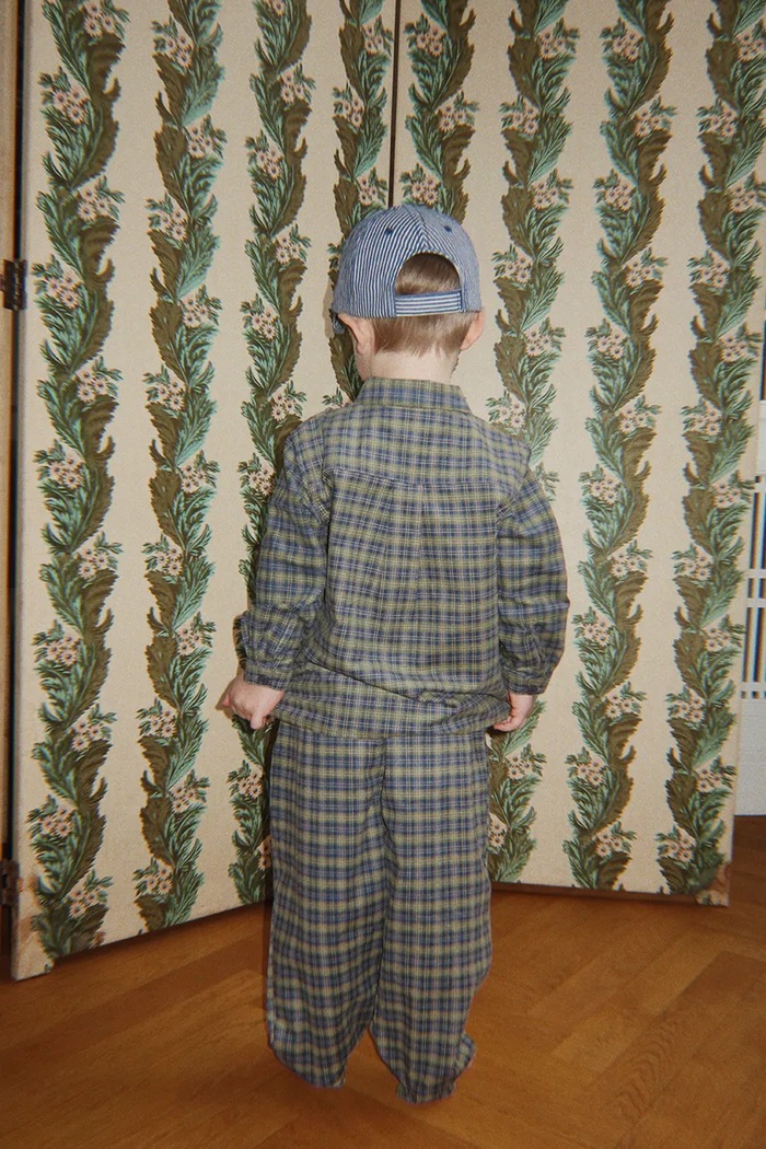 Konges Sløjd Spodnie dziecięce bawełniane CARA PANTS GOTS KS108133.9BY2
