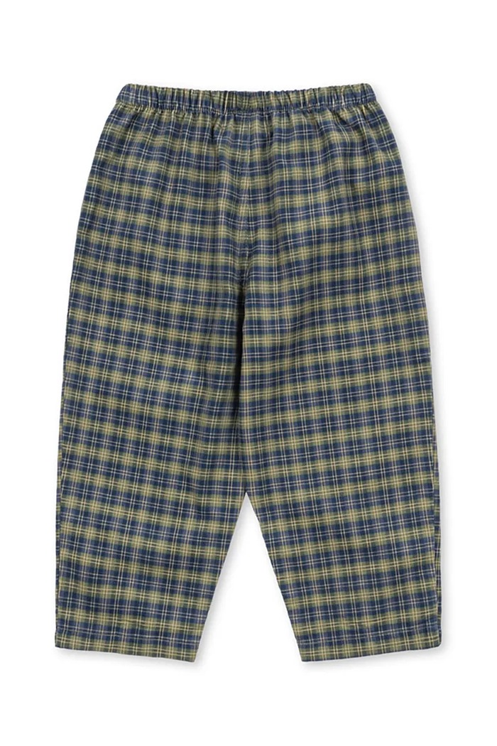 Chłopiec Konges Sløjd Spodnie dziecięce bawełniane CARA PANTS GOTS KS108133.9BY2 niebieski