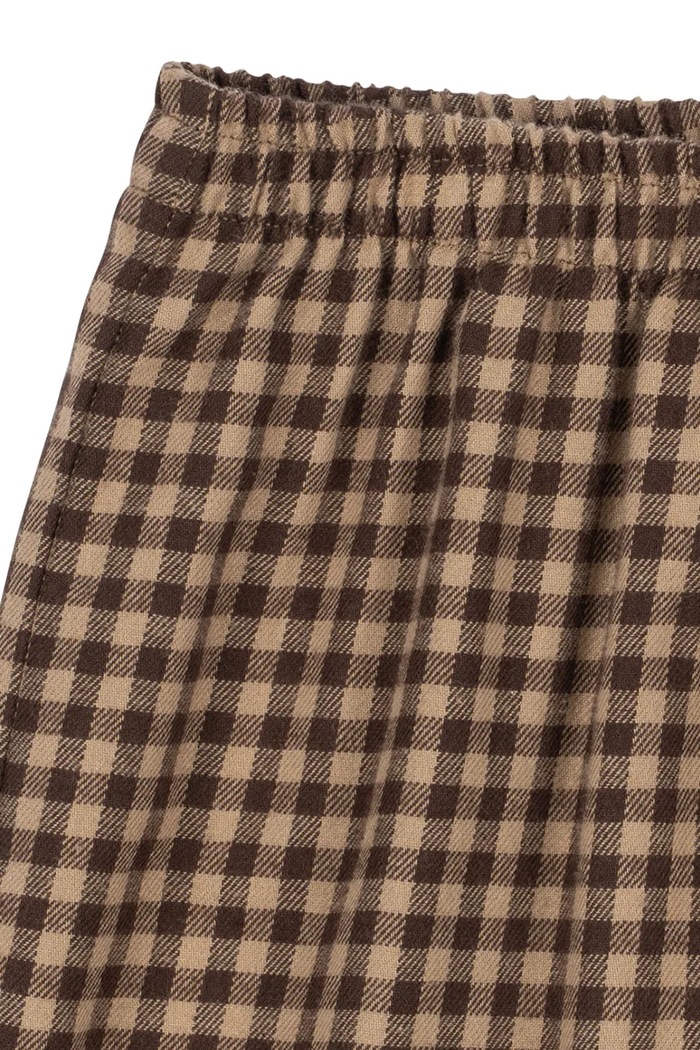 Spodnie dziecięce bawełniane FORET PANTS GOTS Konges Sløjd KS106475.9BY2 brązowy