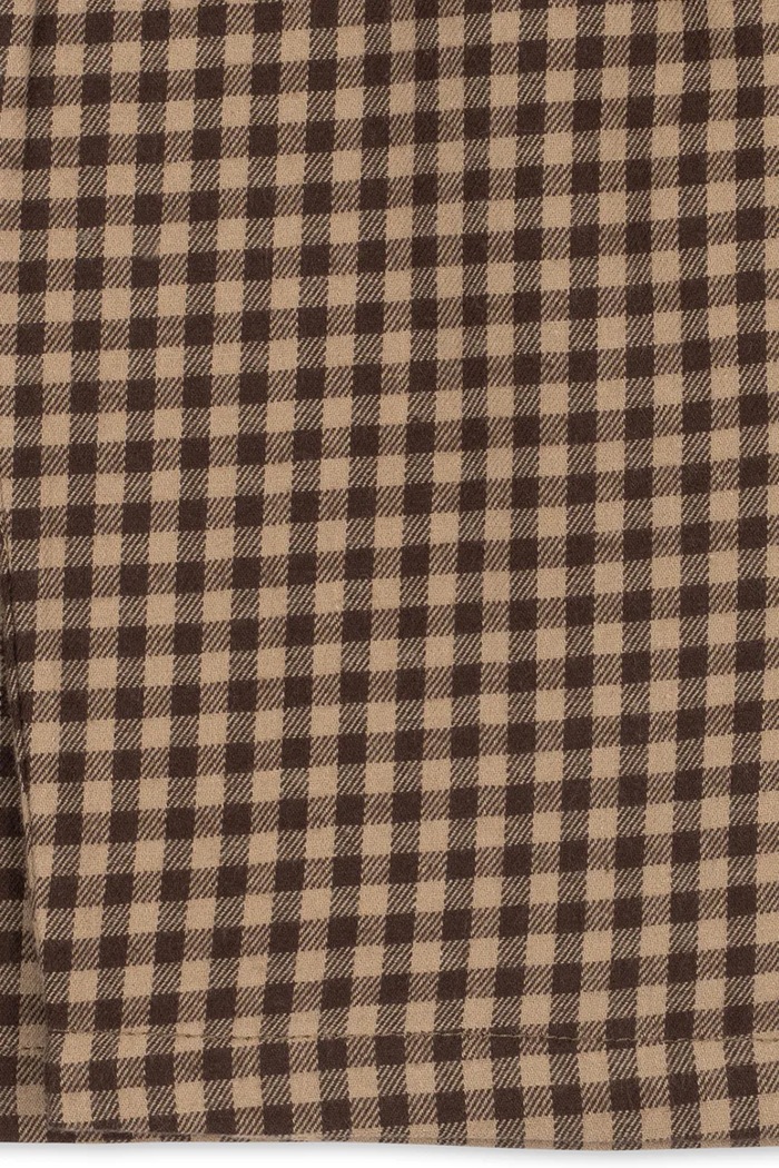 Spodnie dziecięce bawełniane FORET PANTS GOTS Konges Sløjd brązowy KS106475.9BY2